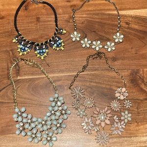 *SOLD* Bundle Set of Statement Necklaces: 4 Francesca’s and baublebar necklaces